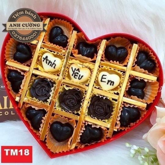 Bánh Kem Socola tình yêu trái tim