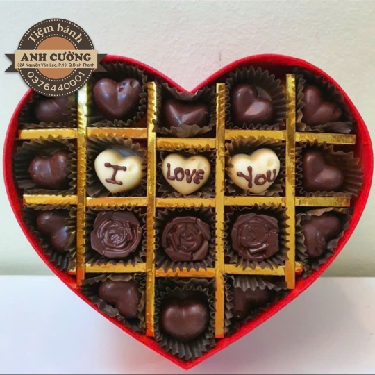 SOCOLA VALENTINE HỘP 18 VIÊN